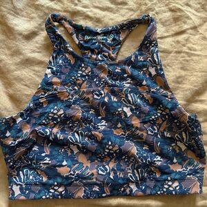 Outdoor Voices tech sweat crop top/sports bra